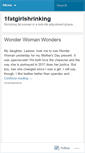 Mobile Screenshot of 1fatgirlshrinking.com